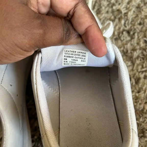 Tory Burch Cream Leather Low-Top Sneakers - Image 8