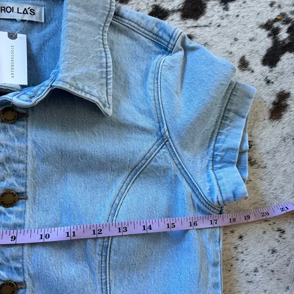 ROLLA'S Sailor Denim‎ Romper Size Large NWT Blue - Image 5