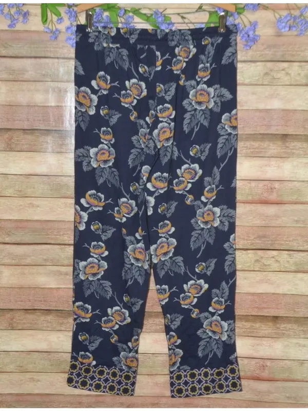 Vera Bradley Womens 2-Piece Cotton Pajama Set Floral Iconic Print Size M NWOT - Image 13
