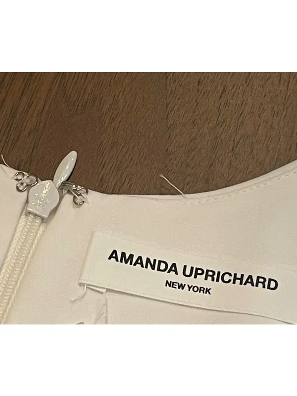 Amanda Uprichard Evalina Dress in Ivory XSmall New Womens Cocktail Sheath - Image 7
