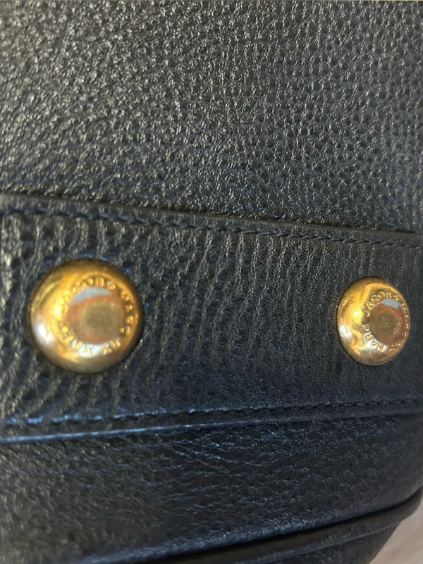 Marc by Marc Jacobs Too Hot To Handle Bentley Tote Black Pebbled Leather - Image 8