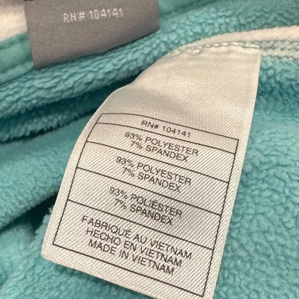 ACG Nike Quarter‎ Zip Fleece Pullover Aqua Blue White Athletic Jacket Womens med - Image 4