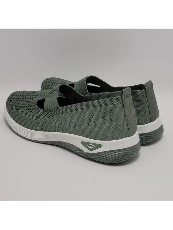 Women's Breathable Mesh Slip On Sneakers Comfortable Lightweight Walking Shoes - Image 11