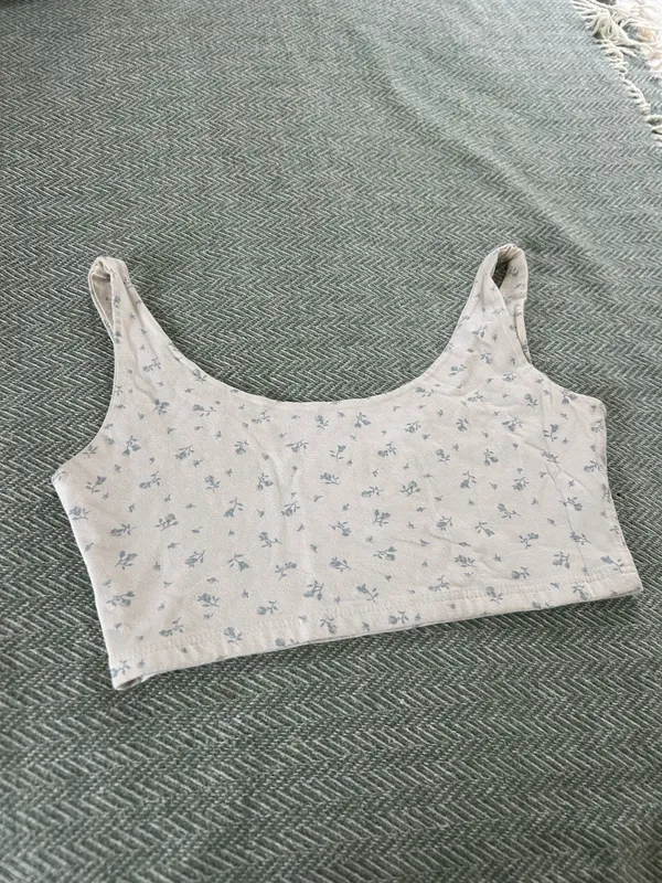 John Galt Brandy Melville Bralette Mini Crop Top - Image 4