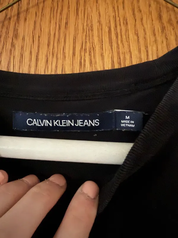 Calvin Klein Jeans Black Logo Tee - Image 3