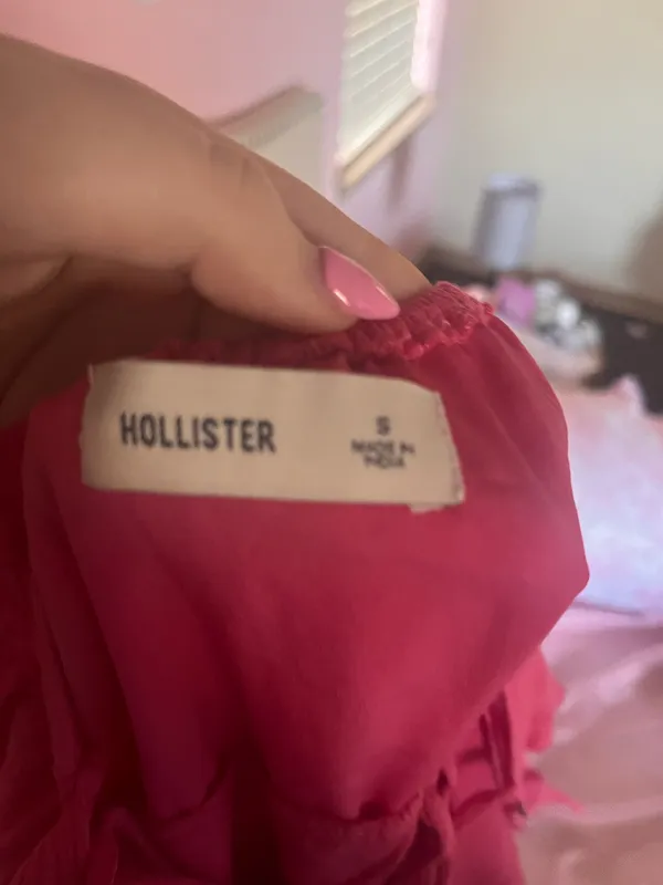 Hot Pink Hollister Dress - Image 3