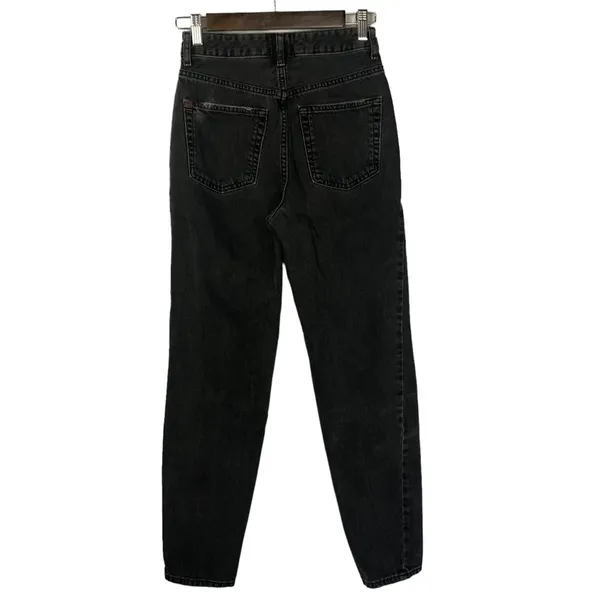 Urban Outfitters BDG Black‎ High Rise Mom Straight Leg Jeans 25 - Image 3