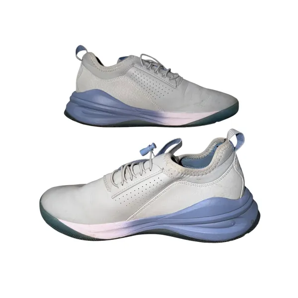 Clove Women's 8 White Blue Nursing‎ Healthcare Shoes Comfort Sneaker EU39 - Image 2
