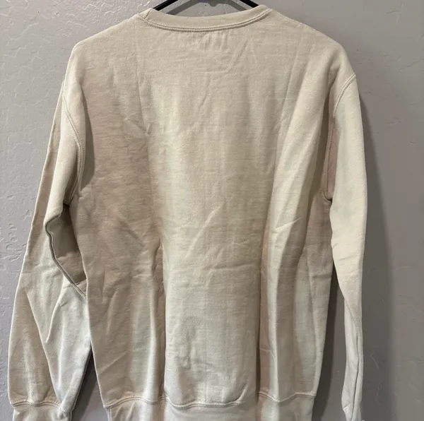 Joe’s USA Beige Pullover Sweatshirt Tan - Image 7