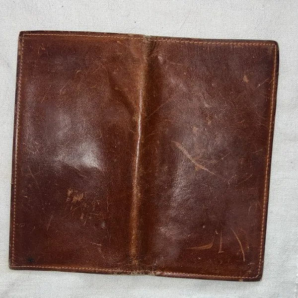 Rolfs Brown Leather Wallet cowhide vintage rare - Image 2