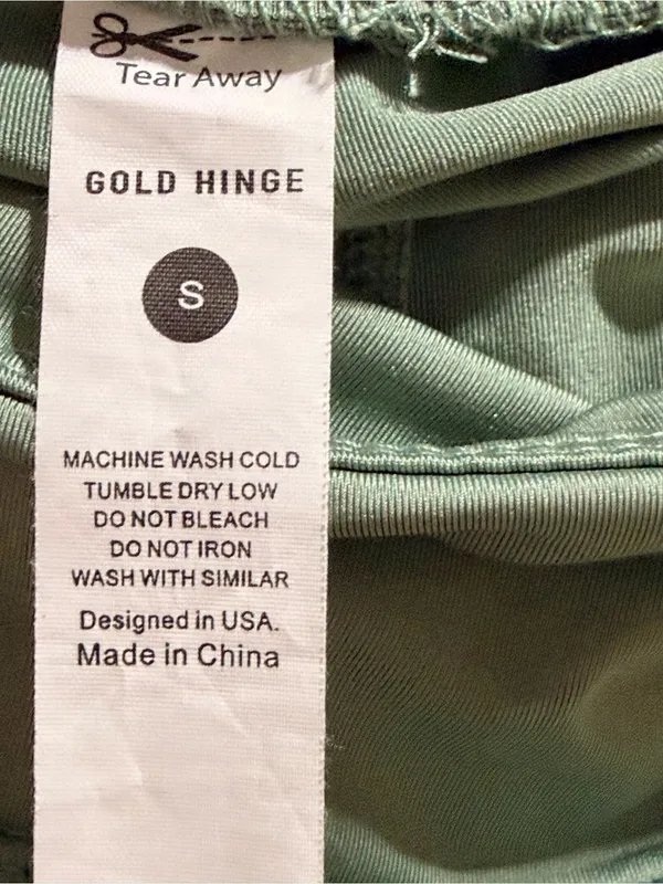Gold Hinge Pleated Tennis Skirt skort sea green sage Small - Image 6