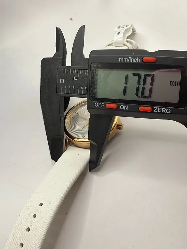 Wenger Womens White/Gold Watch NWT 35mm - Image 3