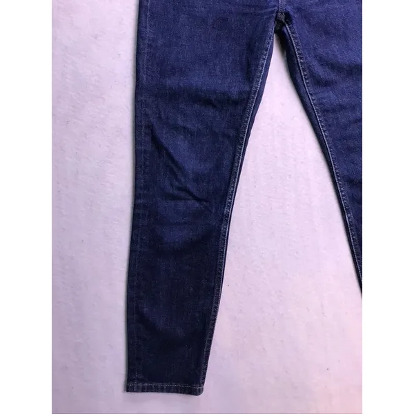 Everlane Skinny Jeans Womens 27 Blue High Rise Dark Wash Stretch Denim‎ - Image 5
