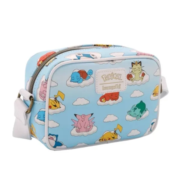 NWT Loungefly Pokémon Sleeping Characters Cloud Print Crossbody Bag Blue - Image 2