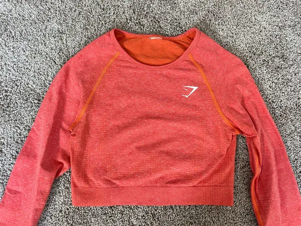Gymshark Vital Seamless Crop Top Long Sleeve - Image 2