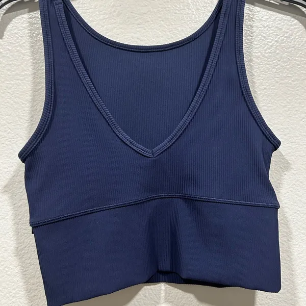 Lululemon Athletica Power Pivot Tank Night Sea Size 6 - Image 4