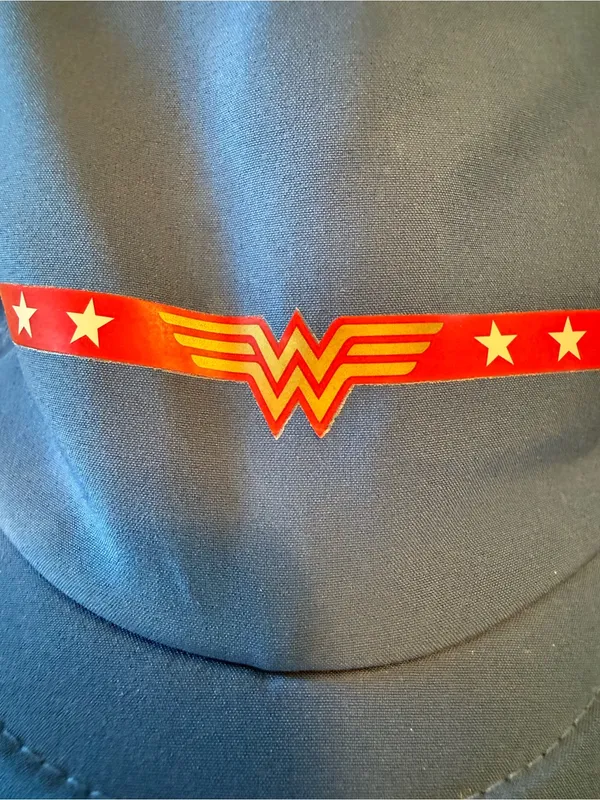 Wonder Woman Blue Logo Baseball Cap - Image 2