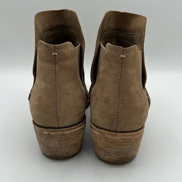 Dolce Vita Leather Ankle Booties Sz‎ 8 A21 Tan - Image 8