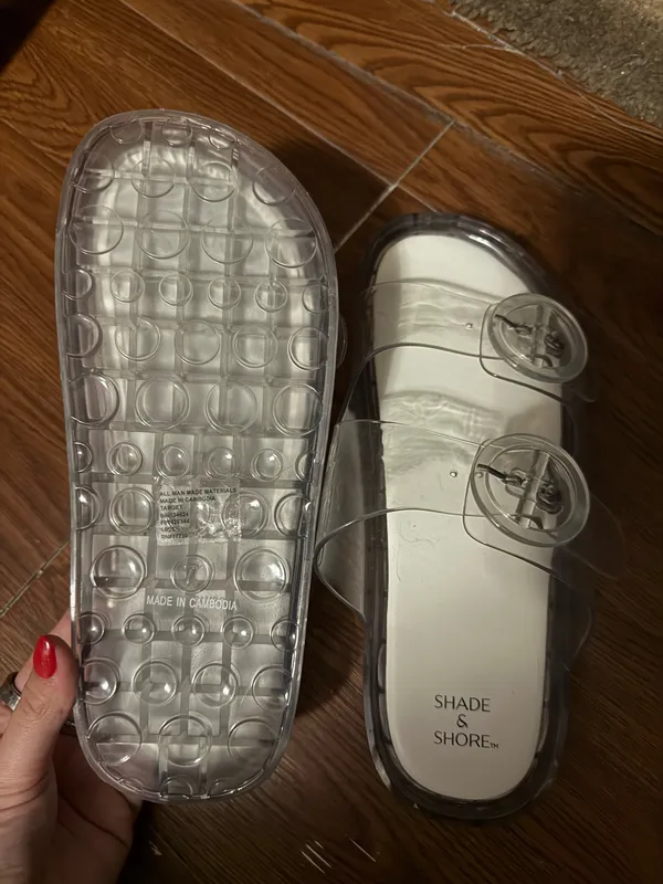 Shade & Shore Clear Sandals - Image 2