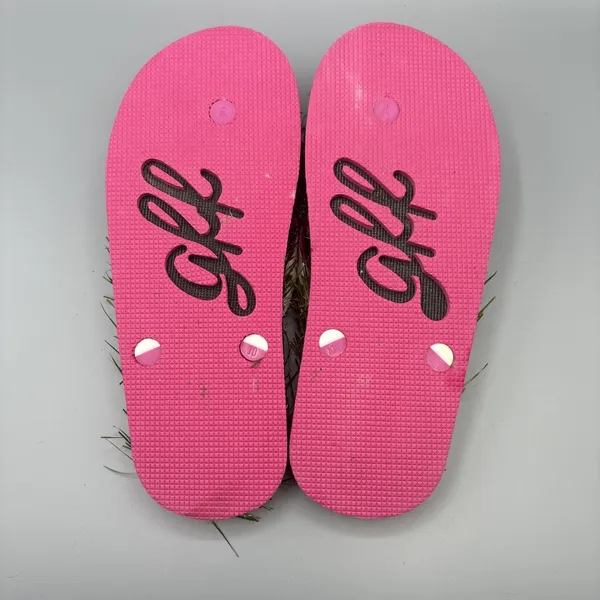 GFF Turf Flip Flops 10 Fit Women Size 7 7.5 Thongs Grass Halloween Party Novelty - Image 6