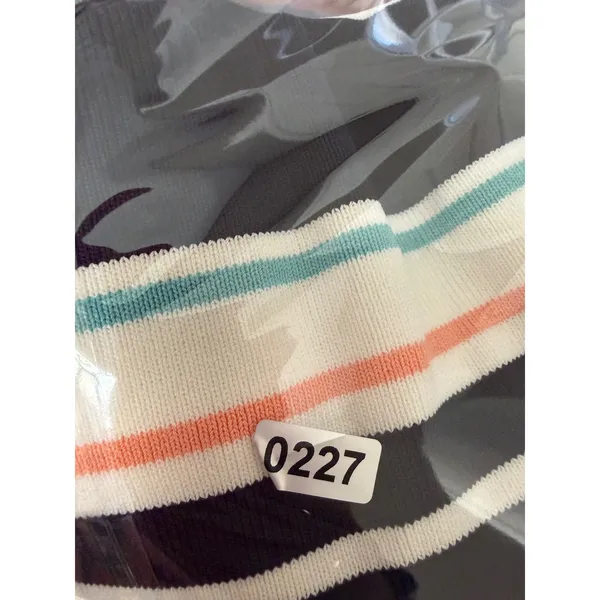 She + Sky Stripe Bodycon Dress L‎ Stretchy Square Neck Mini Summer - Image 8