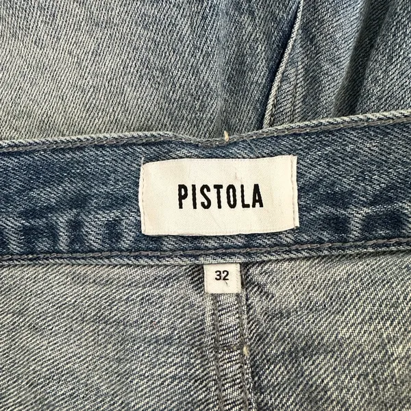 Pistola Distressed Cutoff Denim Shorts - Image 3