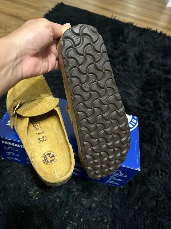 BIRKENSTOCK Buckley leather mules clogs slip on shoes women’s eur 39 new - Image 5