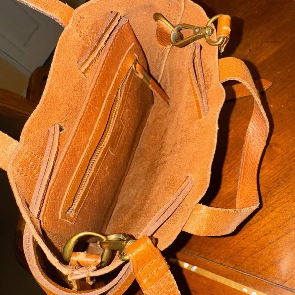 MADEWELL Leather mini crossbody/ Bucket bag - Image 5