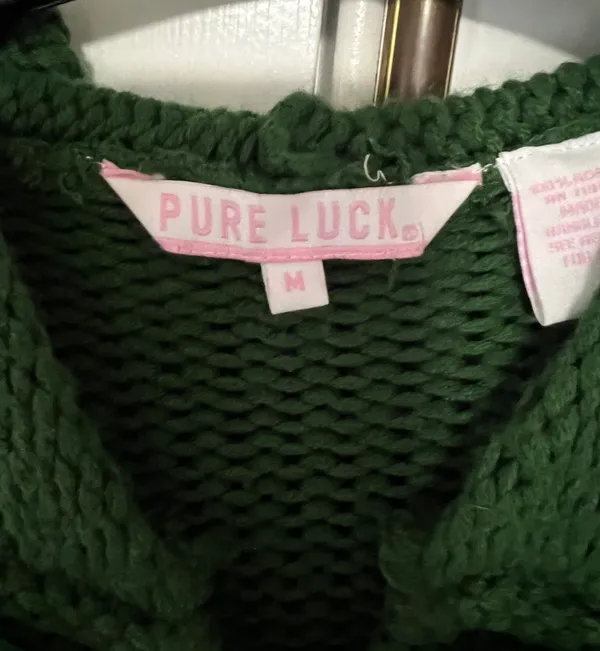 Green Sweater Size M - Image 3