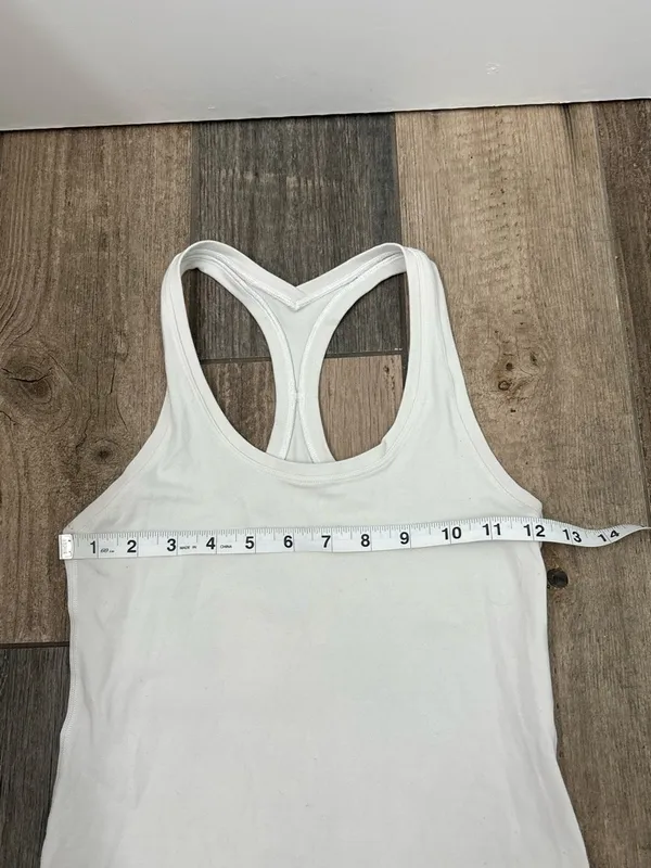 Lululemon racerback tank top white - Image 5