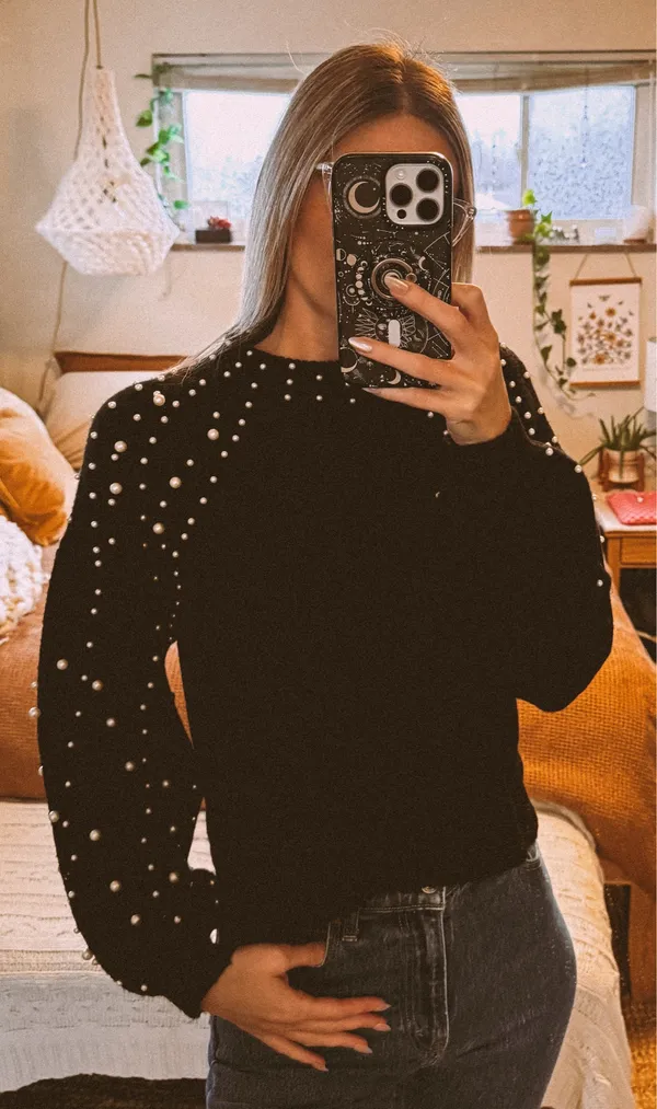 Sincerely Jules Pearl Sweater - Image 2