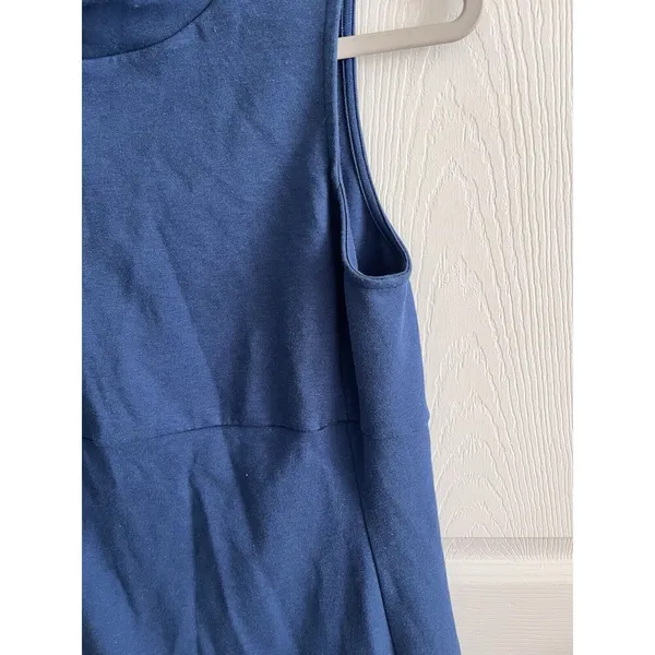 TITLE NINE Midi Dress Womens Small Sleeveless Blue/Red Activewear Tennis Golf - Image 5