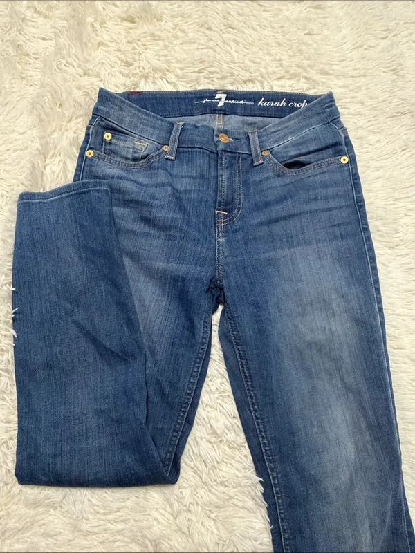 7 For All Mankind Karah Crop - Image 5