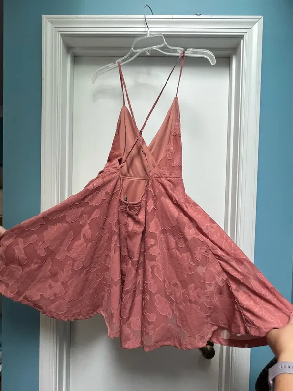 Lulus Mauve Mini Dress - Image 2