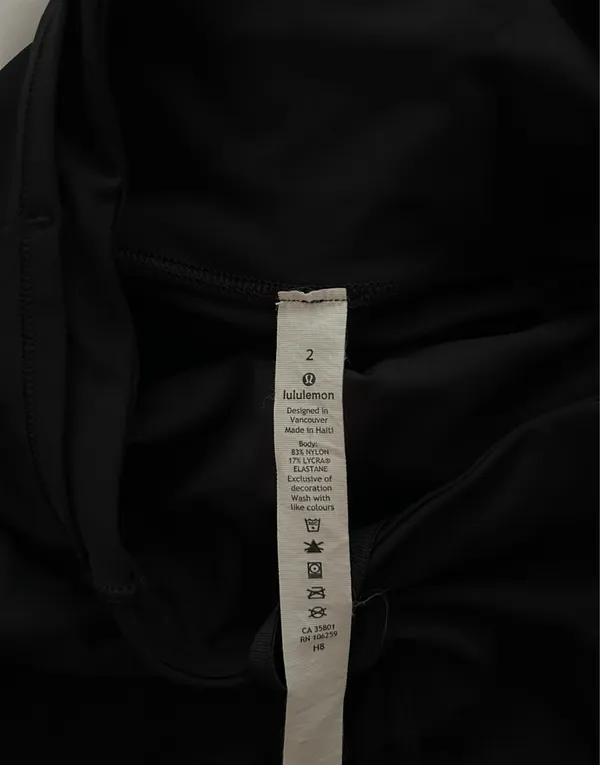 Lululemon Fast an Free HR Tight 25'' Women's Size 2 Black - Image 4