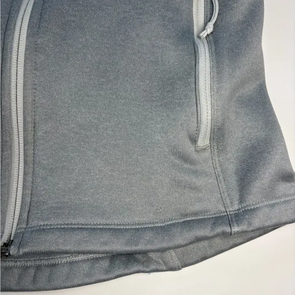 The North Face Gray Full Zip Fleece Jacket Women’s Medium - Image 8