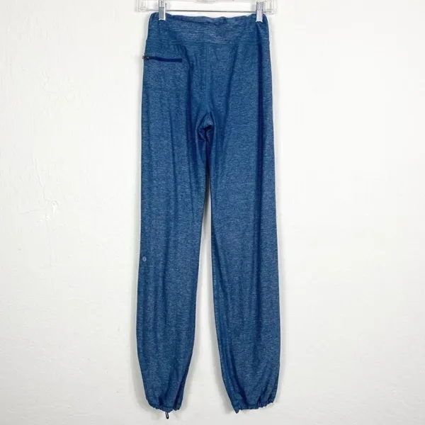 Lululemon Blue Heathered Yoga Pants - Image 7