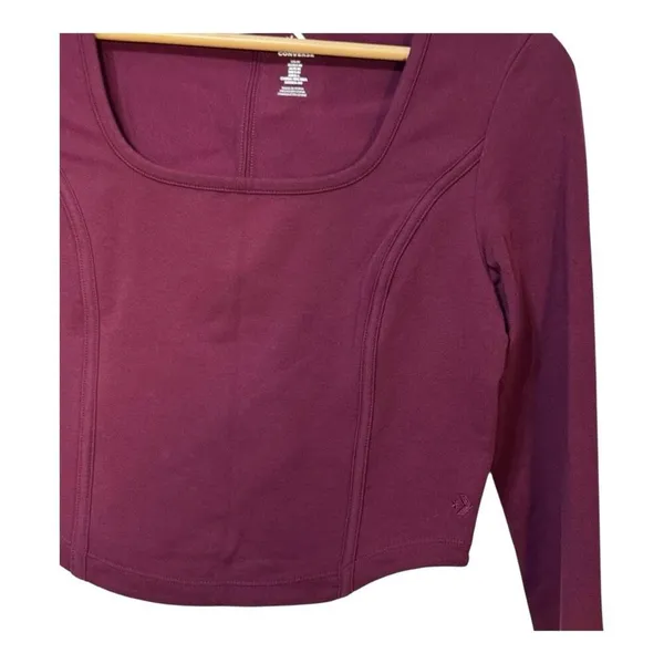 Converse long sleeve corset top‎ medium nwot - Image 4