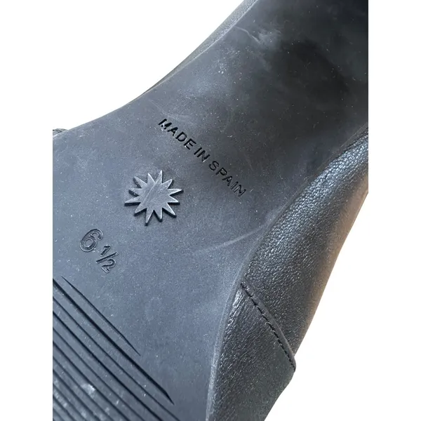 Stuart Weitzman Sleek 85 Black Leather Sock Boot 6.5 | MSRP‎ $595 - Image 6