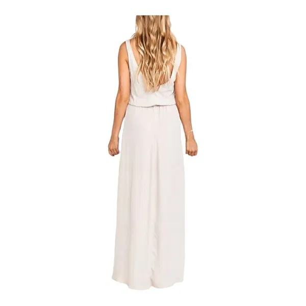Show Me Your Mumu Kendall Maxi Dress in Dusty Blush Crisp - Size S - Image 3