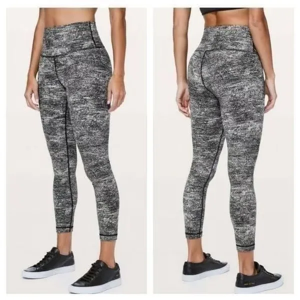 Lululemon Sz 4 Wunder Under Hi‎ Rise 7/8 Tight Workout Athletic Women’s Leggins - Image 2