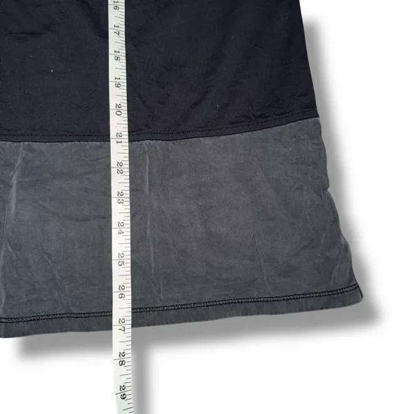 Lululemon Long Sleeve Top Womens 10 Black‎ Grey Good Colorblock Mixed Media - Image 6
