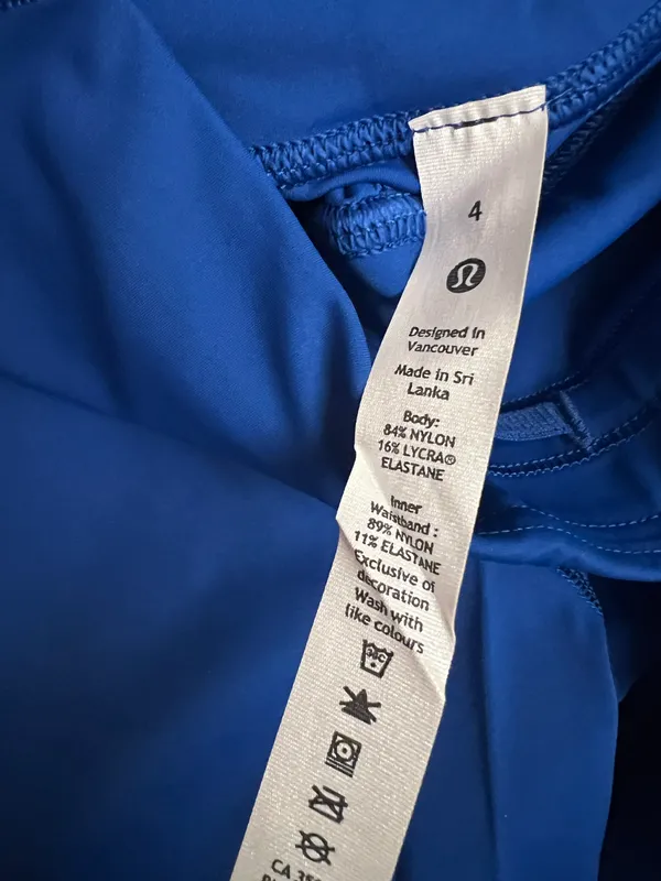 Lululemon Women’s Base Pace HR Tight Legging 25” SYMB Blue Size 4 $98 New w/tag - Image 3