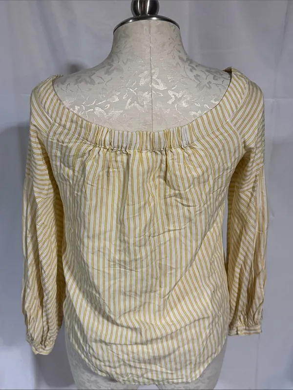 Maeve striped blouse size 6 . - Image 3