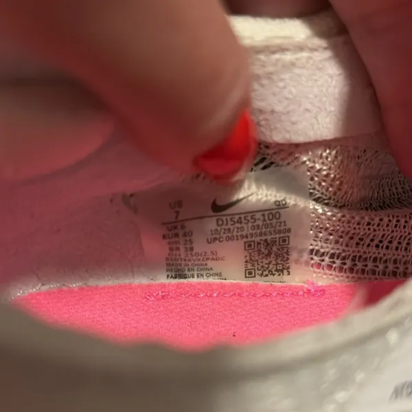 Nike White and Pink Athletic Shoes for Performance Alphafly Next% Flyknit. - Image 4
