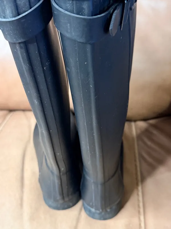 Hunter Norris Field Side Adjustable Black Boots - Image 3