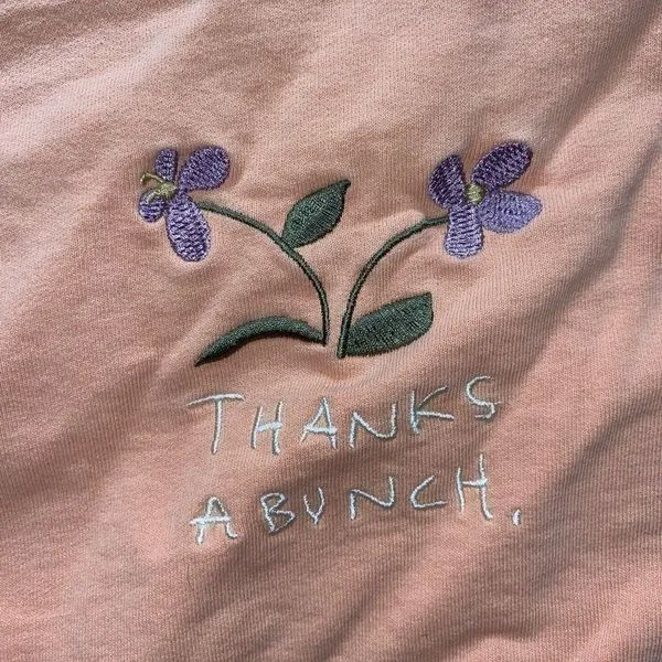 Urban Outfitters Thanks, A Bunch Sweater Size L - Image 3