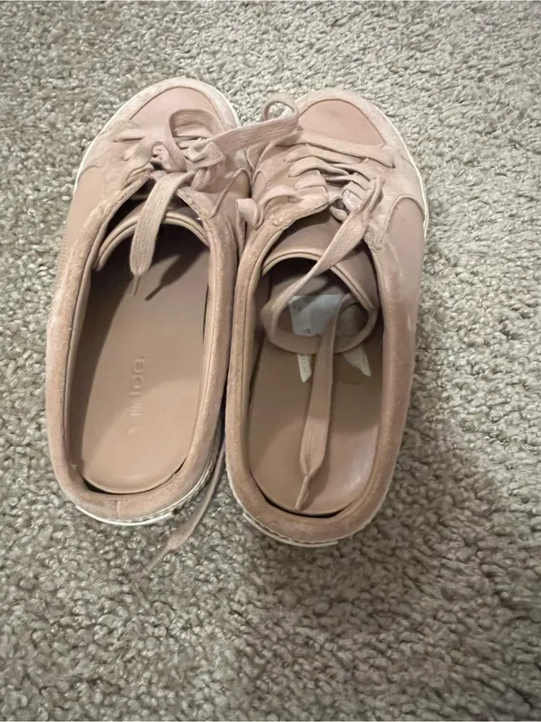 Vince Kess Backless leather and suede sneaker‎ 7 - Image 7