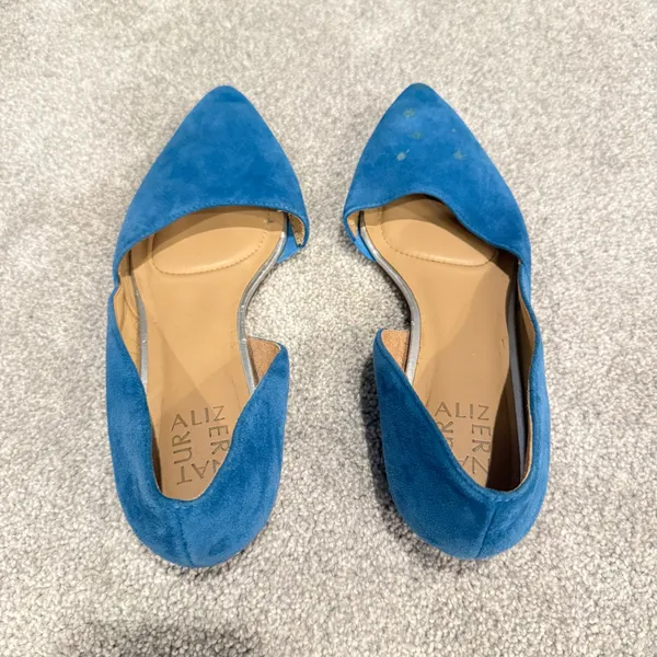 Naturalizer Blue Suede Flats - Image 4