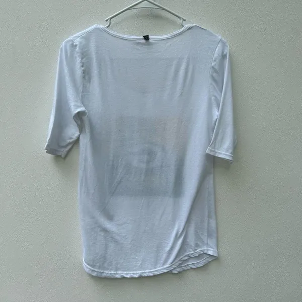 Green Bay Packers Women’s Graphic T-Shirt White Scoop Neck Size Small - Image 2